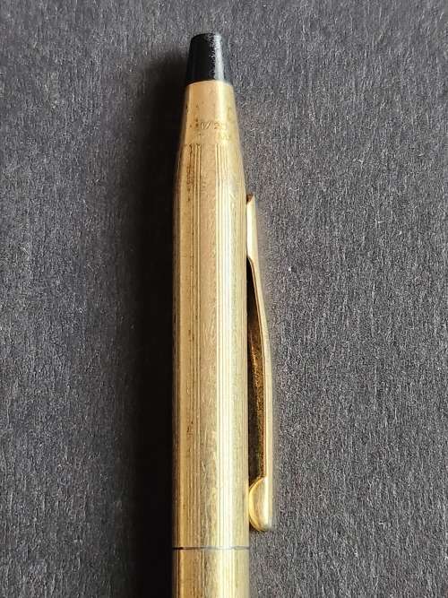 Vintage Cross Pen 1:20 12kt Rolled Gold Ballpoint (needs refill) - as per photograph