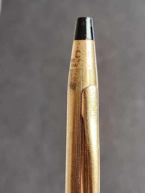Vintage Cross Pen 1:20 12kt Rolled Gold Ballpoint (needs refill) - as per photograph