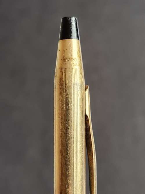 Vintage Cross Pen 1:20 12kt Rolled Gold Ballpoint (needs refill) - as per photograph