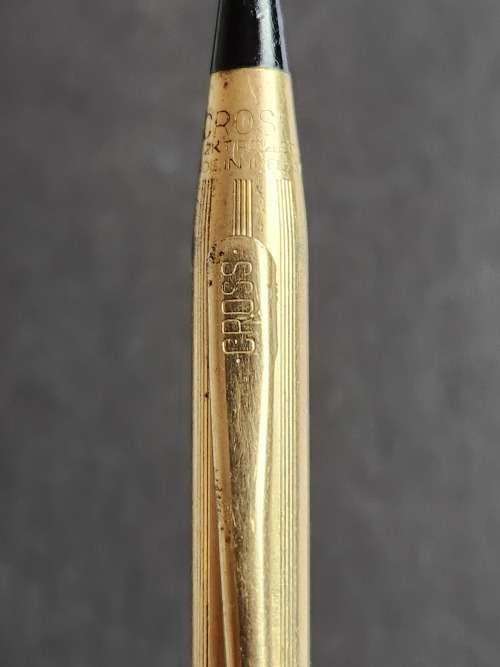 Vintage Cross Pen 1:20 12kt Rolled Gold Ballpoint (needs refill) - as per photograph