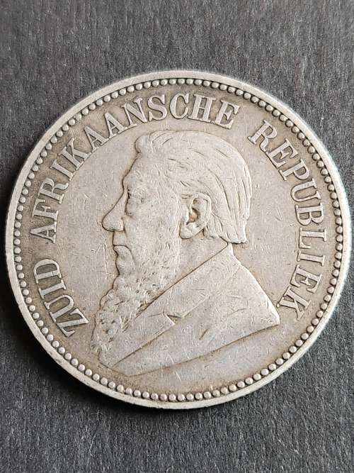 ZAR 2 1/2 Shillings 1896 (nice condition) - as per photograph