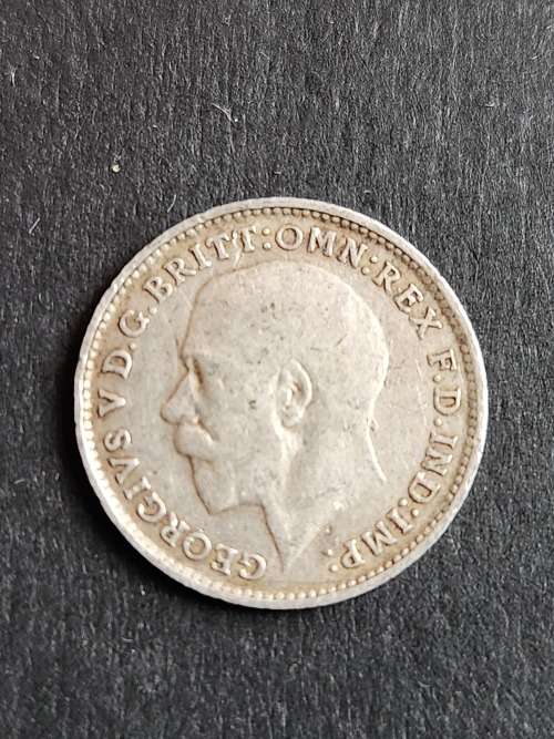 UK Threepence 1917 - as per photograph