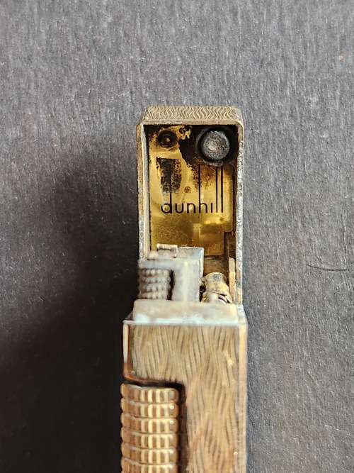 Vintage Dunhill Rollergas Lighter made in Switzerland (needs flint and gas) - as per photograph