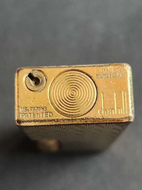 Vintage Dunhill Rollergas Lighter made in Switzerland (needs flint and gas) - as per photograph