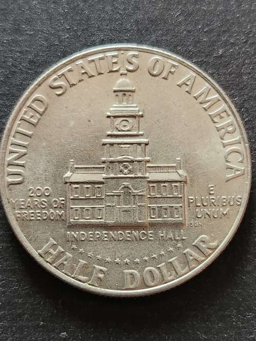 USA Kennedy 1/2 Dollar 1976 - as per photograph