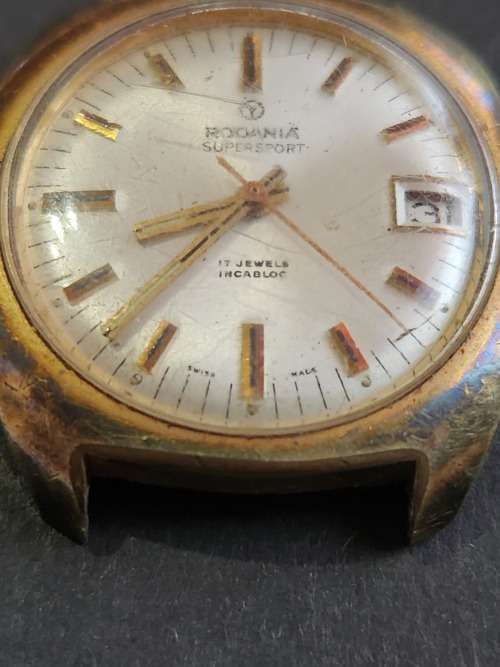 Vintage Radania Supersport 17 Jewels Incablock Swissmade Mechanical Watch (not working) - as per pho