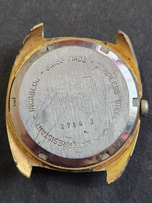 Vintage Radania Supersport 17 Jewels Incablock Swissmade Mechanical Watch (not working) - as per pho