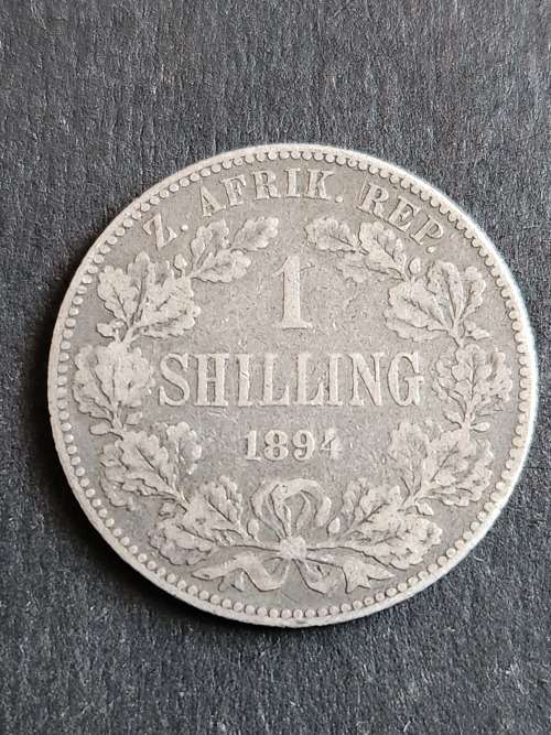 ZAR One Shilling 1894 - as per photograph
