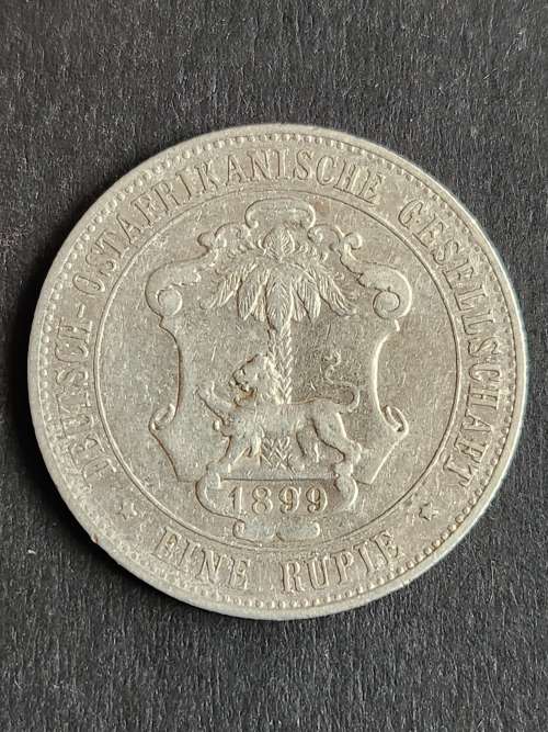 Deutsch Ostafrikanische Eine Rupie 1899 - as per photograph
