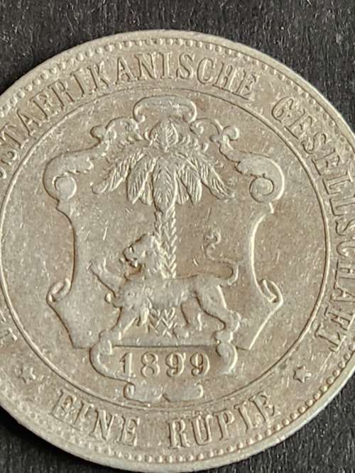 Deutsch Ostafrikanische Eine Rupie 1899 - as per photograph