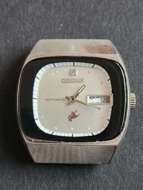 Vintage Centauer Automatic Men`s Wrist Watch (nice condition) not working- as per photograph