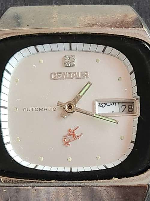 Vintage Centauer Automatic Men`s Wrist Watch (nice condition) not working- as per photograph
