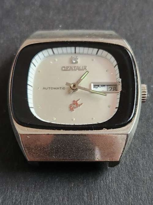 Vintage Centauer Automatic Men`s Wrist Watch (nice condition) not working- as per photograph