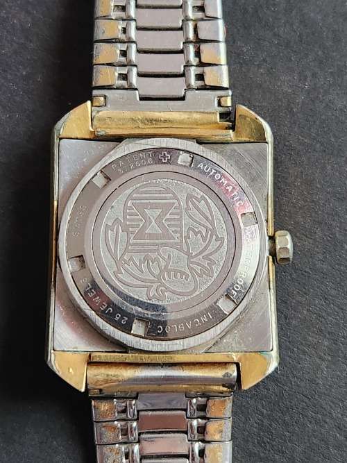 Vintage Men`s Edox Diamatic Swiss made Watch- as per photograph
