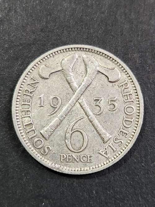 Southern Rhodesia 1935 Silver - as per photograph