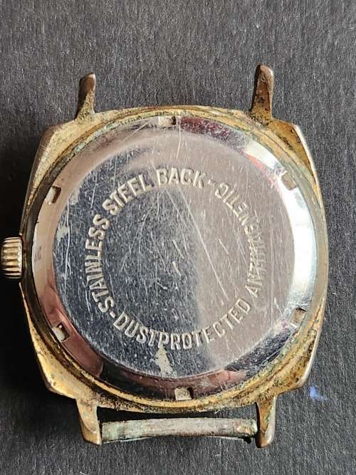 Vintage Van Dyk 17 Jewels Incablock Full Lever Men`s Wrist Watch- as per photograph