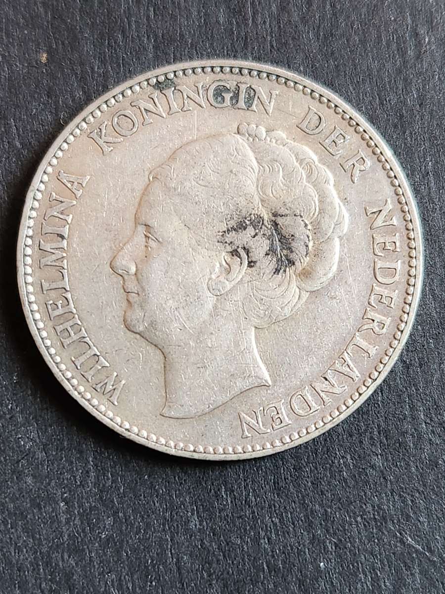Nederlands 1 Gulden 1929 Silver- as per photograph