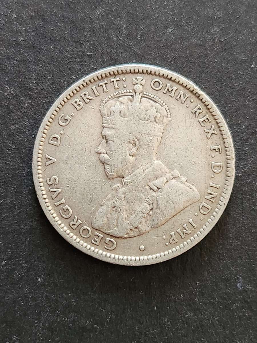 Australia 1 Shilling 1917M Silver - as per photograph