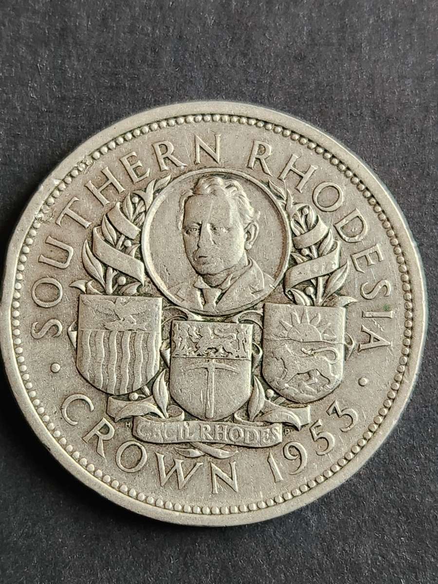 Southern Rhodesia Crown 1953 Filler coin - as per photograph