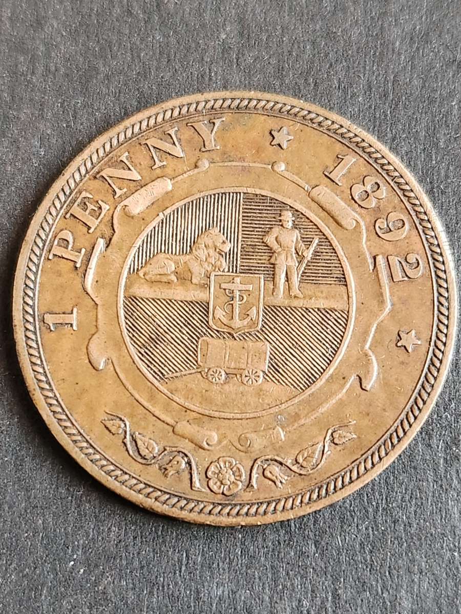 ZAR Penny 1892 - as per photograph