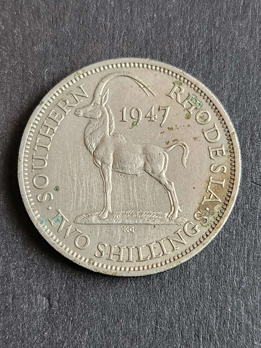 Southern Rhodesia 2 Shillings 1947 Filler coin - as per photograph