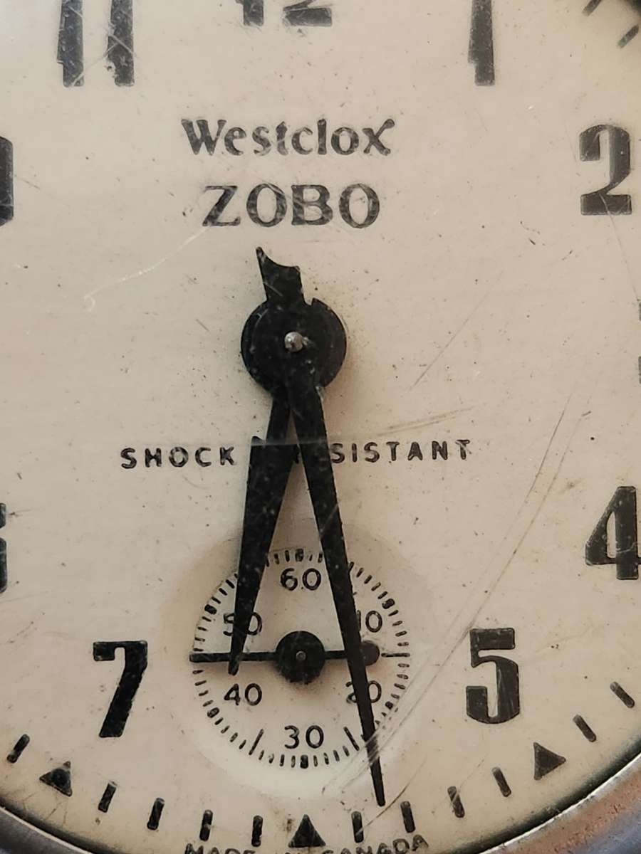 Westclox ZOBO Pocket Watch (not working) - as per photograph