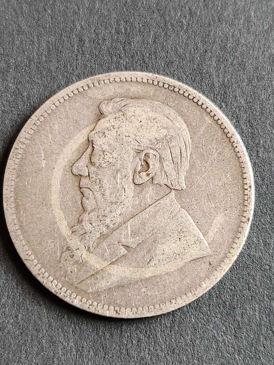 Zar 2 Shillings 1896 Silver - as per photograph