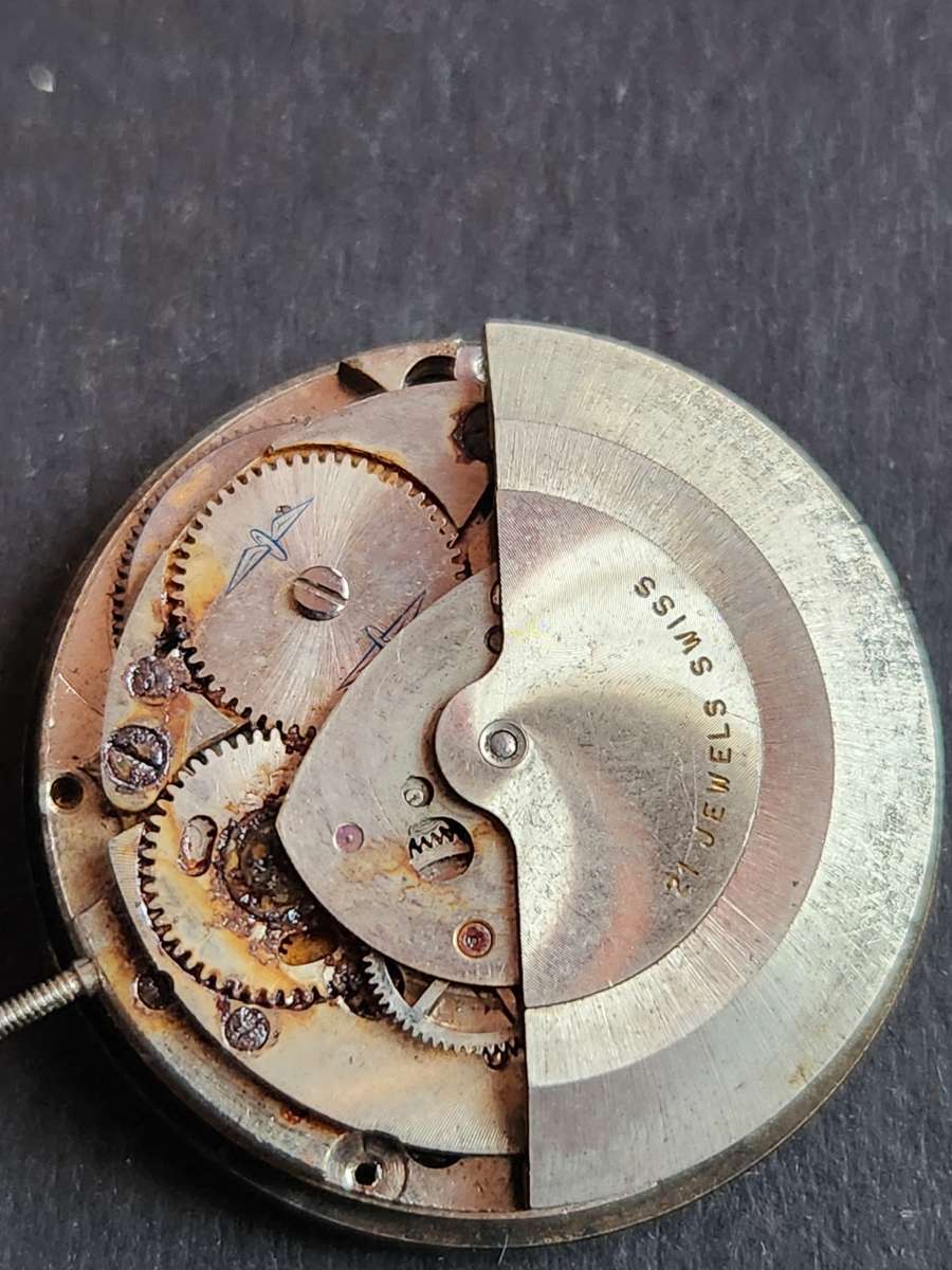 Vintage Rotary Automatic Aquaplunge Movement (not working) - as per photograph