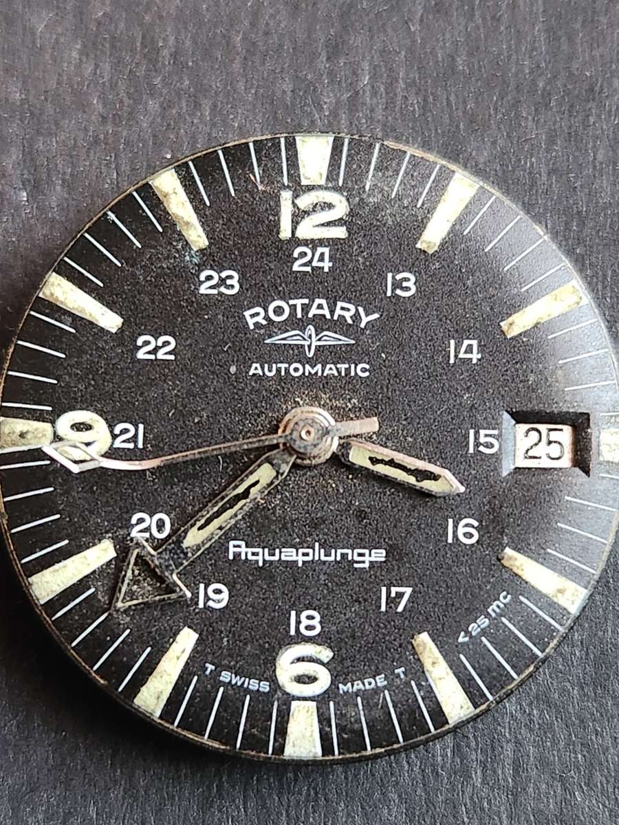 Vintage Rotary Automatic Aquaplunge Movement (not working) - as per photograph