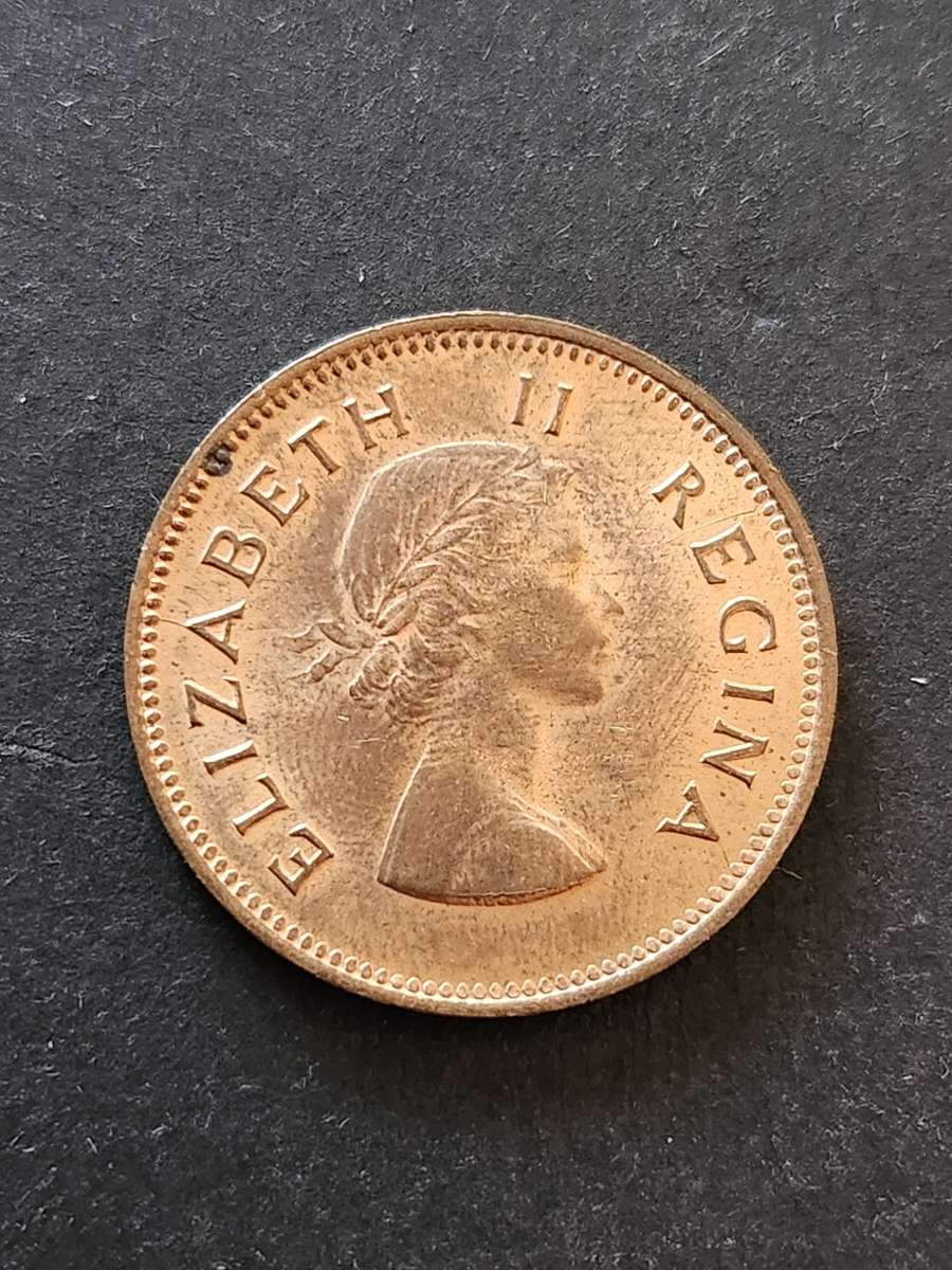 Union 1/2 Penny 1955 EF+/UNC - as per photograph