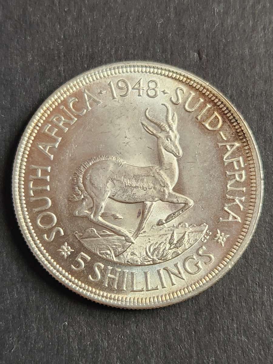 Union 5 Shillings 1948 UNC - as per photograph