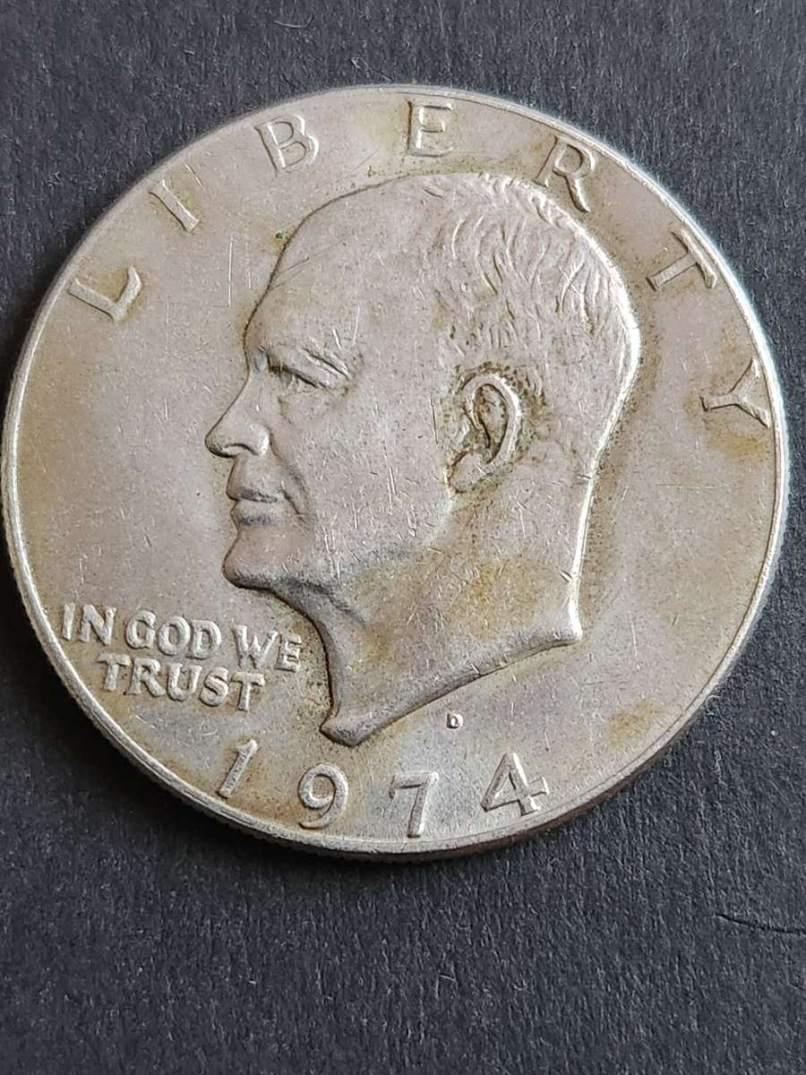 Eisenhower Dollar 1974D - as per photograph