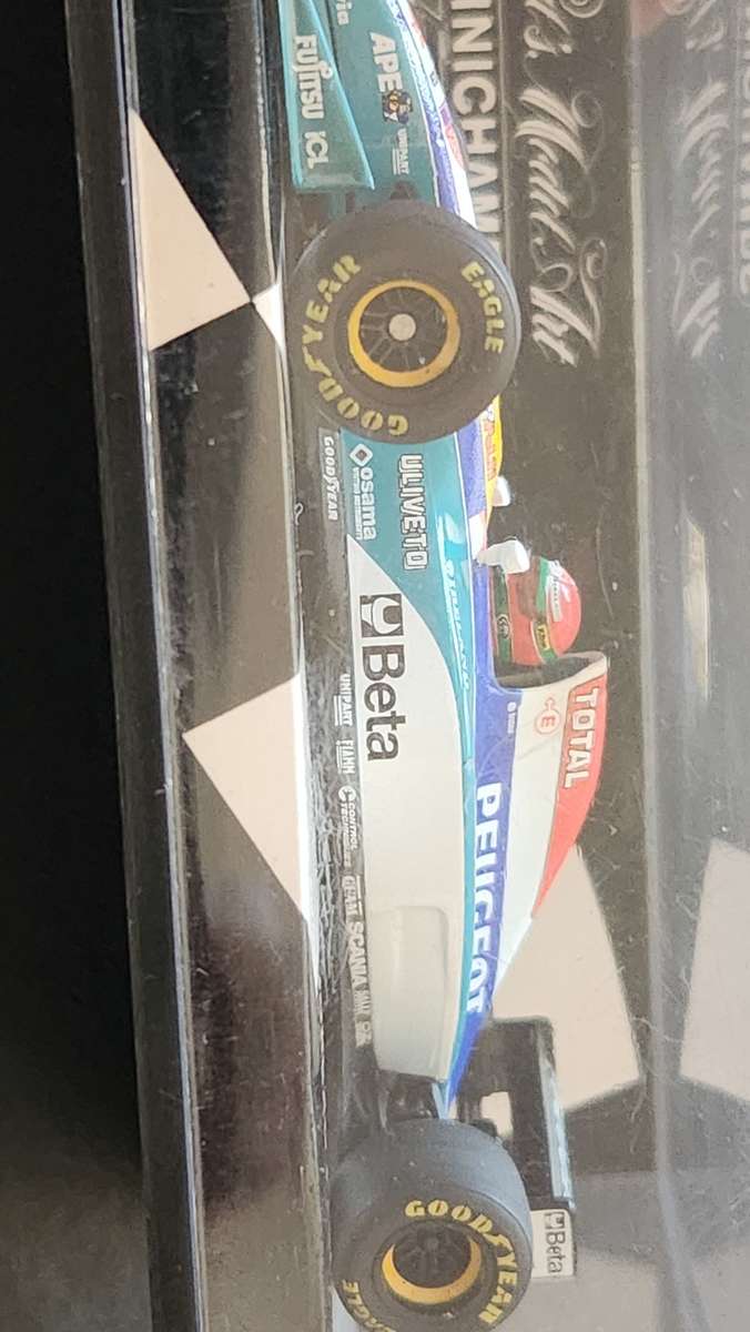 Paul`s Model Art Mini Champs Jordon Peugeot EJR 195 E. Irvine 1:43 - as per photo