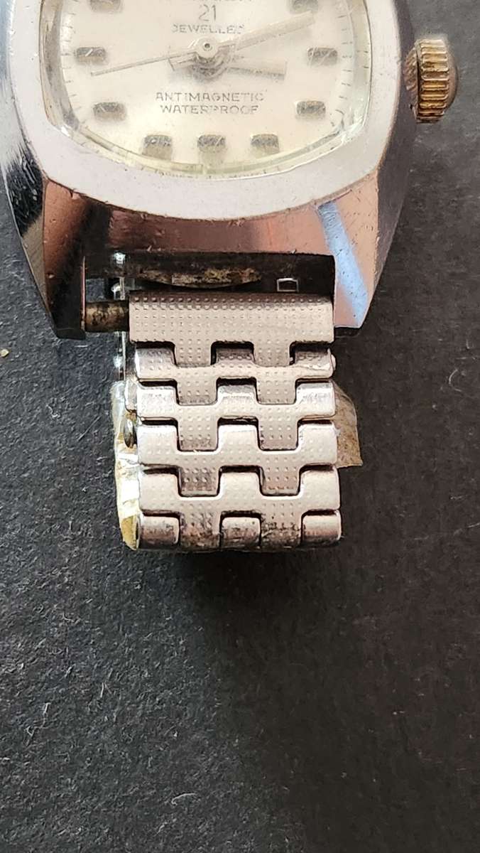 Vintage Rolamatic 21 Jewels Antimagnectic Waterproof Ladies Wrist Watch (not working)- as per photo