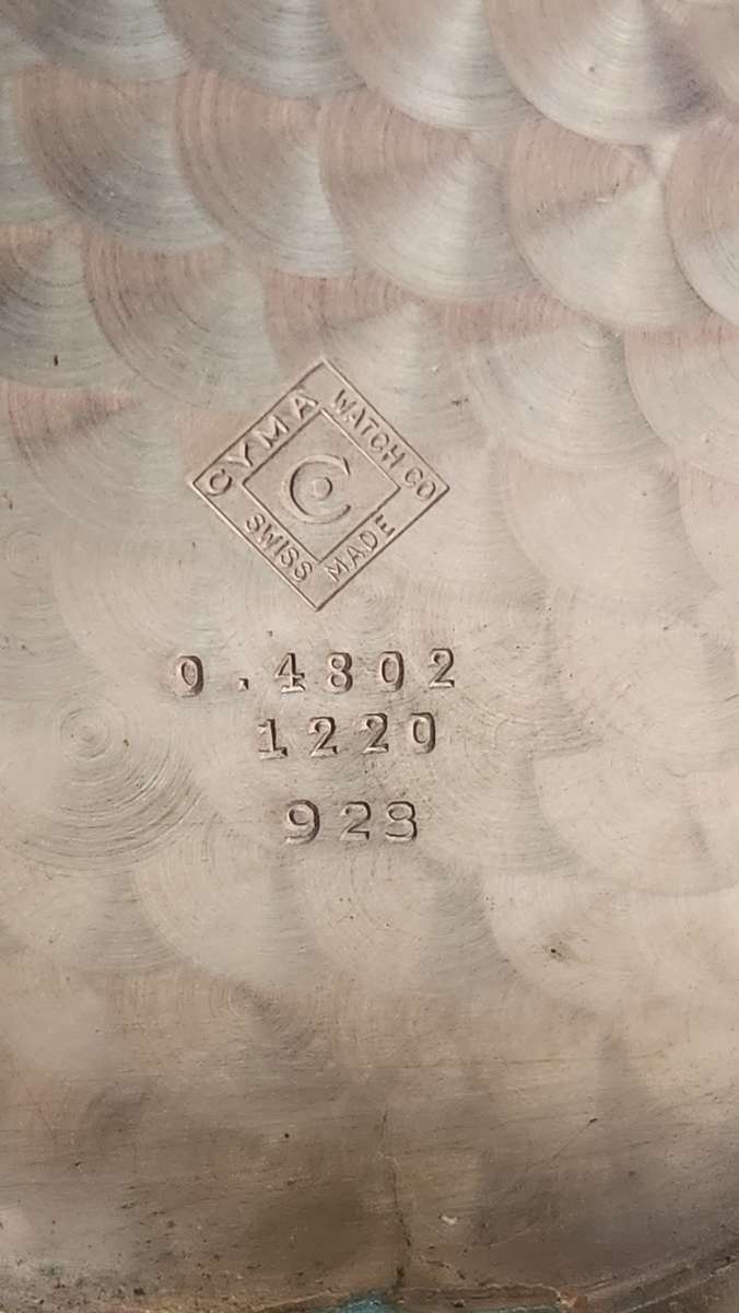 Vintage Cyma Pocket Watch not working (missing bezel/glass/hand) - as per photograph