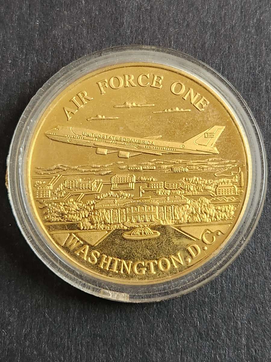 Washington Seal of the President Air Force One Washington DC Challenge Coin - as per photograph