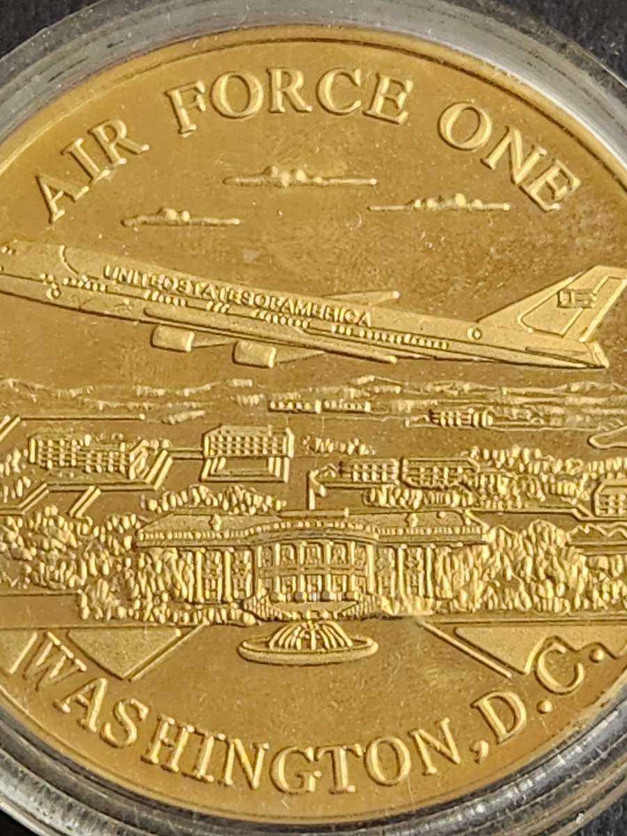 Washington Seal of the President Air Force One Washington DC Challenge Coin - as per photograph