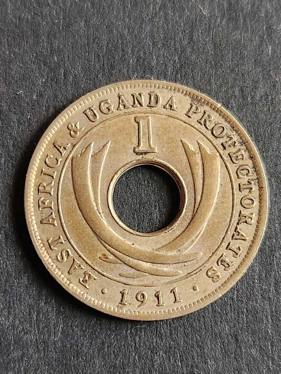 East Africa and Uganda Protectorates 1 Cents 1911 - as per photograph
