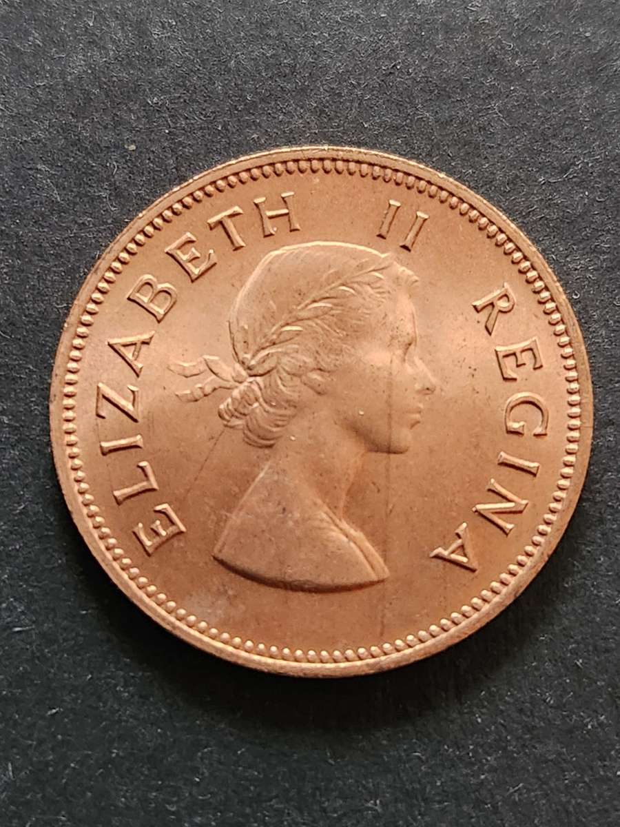 Union 1/2 Penny 1960 BU - as per photograph