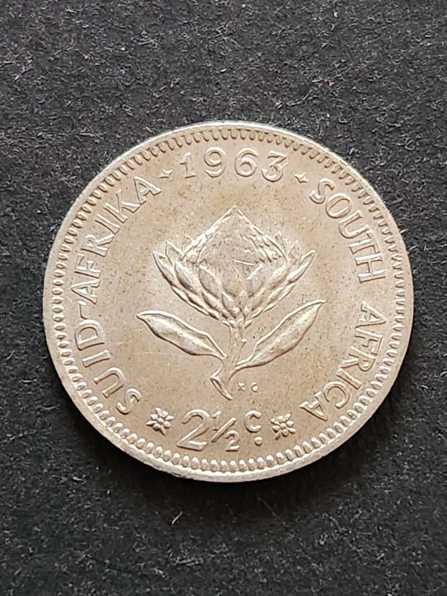 Republic 2 1/2 Cents 1963 (nice condition)- as per photograph