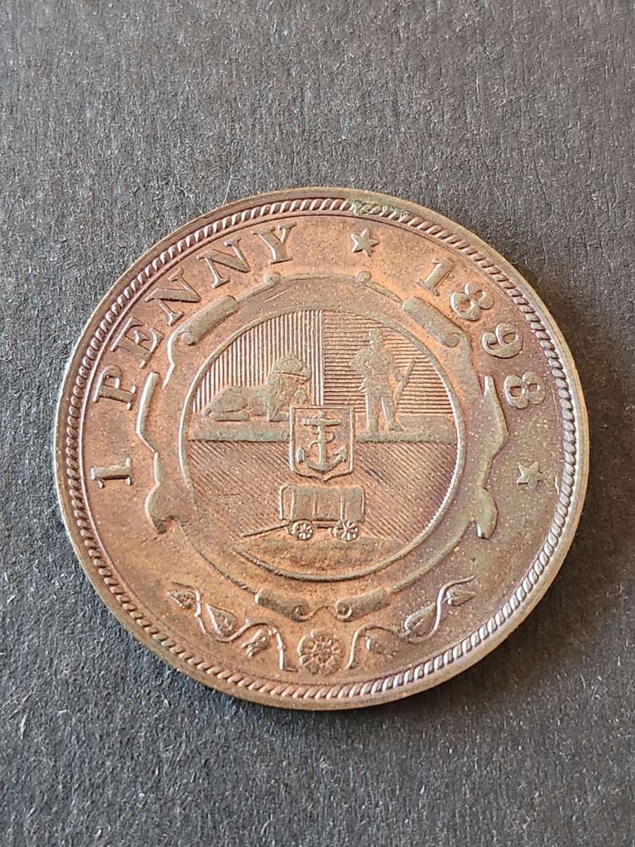 ZAR Penny 1898 - as per photograph