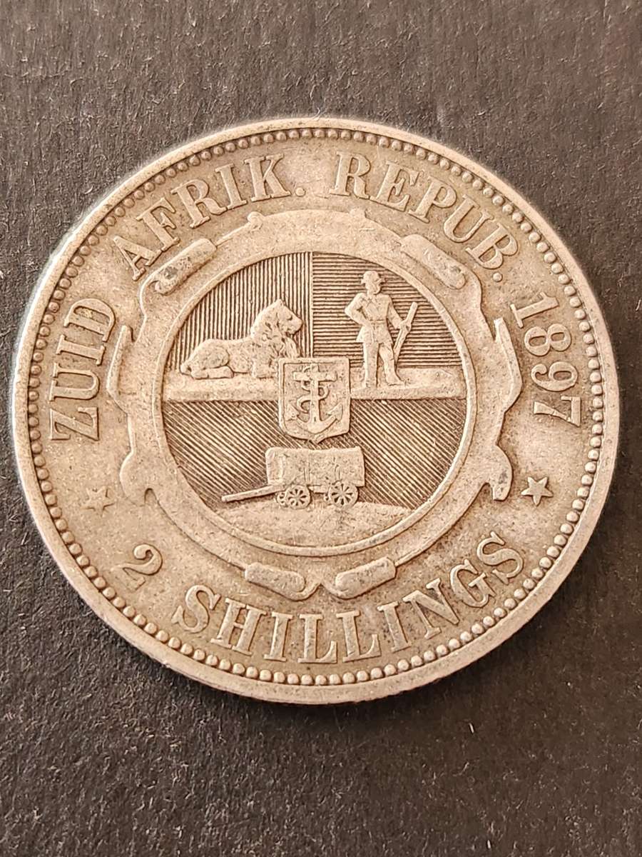 ZAR 2 1/2 Shillings 1897 - as per photograph