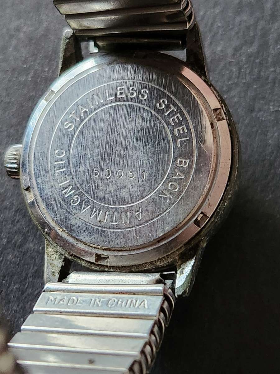 Vintage Men`s Lanco 15 Jewels Shock Proof Wrist Watch (not working)