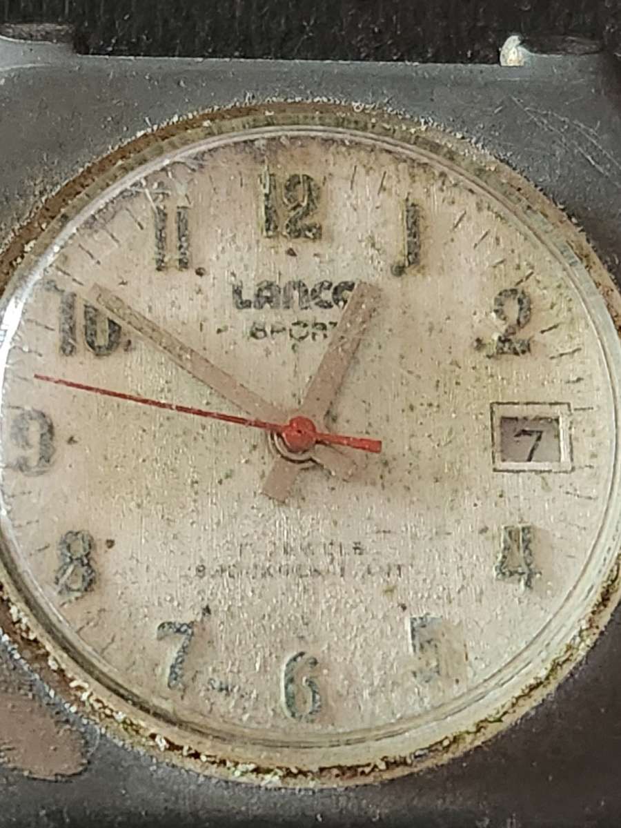 Vintage Lanco Sport 17 Jewels Shock Resistant Mechanical Wrist Watch (not working) - as per photo