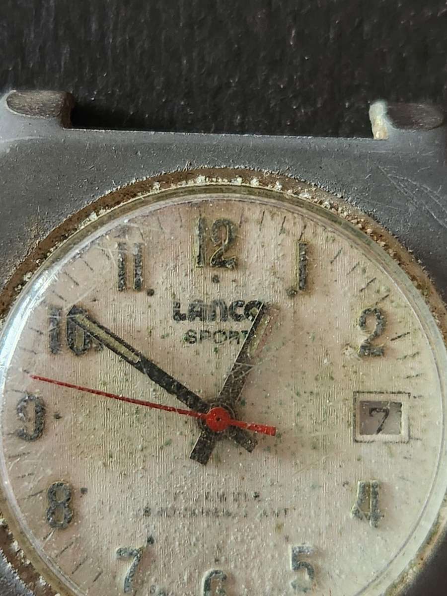 Vintage Lanco Sport 17 Jewels Shock Resistant Mechanical Wrist Watch (not working) - as per photo