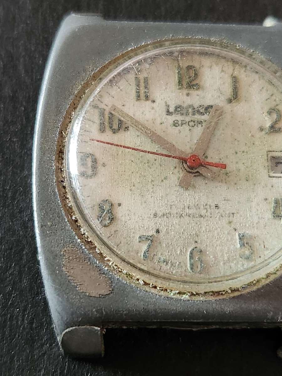 Vintage Lanco Sport 17 Jewels Shock Resistant Mechanical Wrist Watch (not working) - as per photo