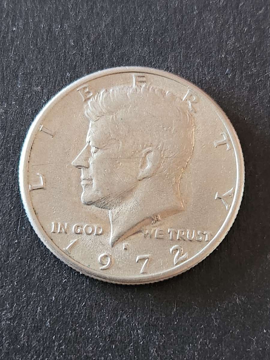 USA Kennedy 1/2 Dollar 1972 - as per photograph