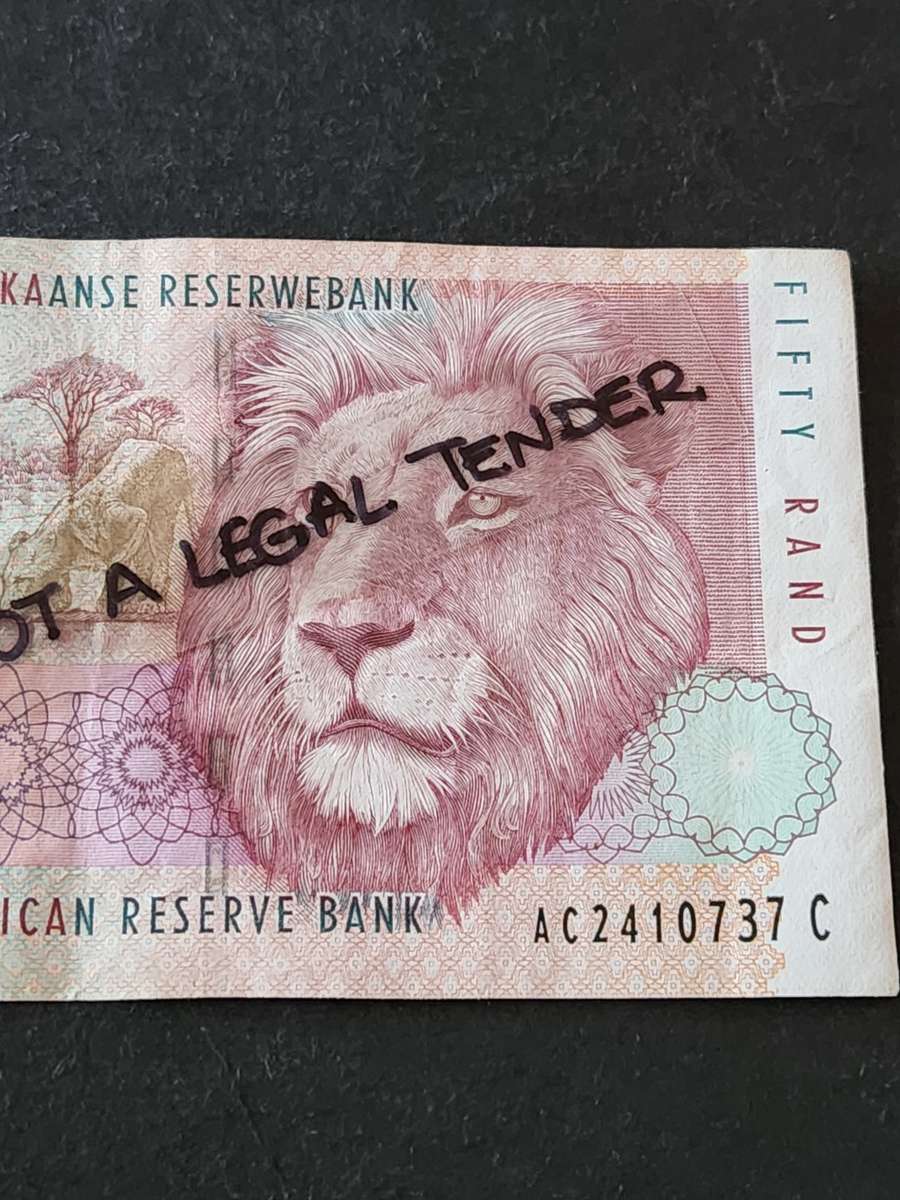 CL Stals Fifty Rand 2nd Issue Note (nice condition) - as per photograph