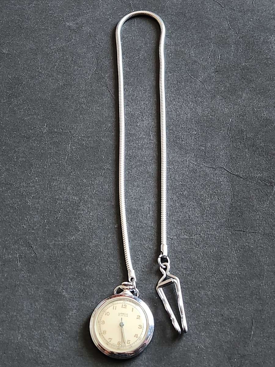 Lanco 15 Jewels Mechanical Ladies Fob Watch Swissmade(working) - as per photograph