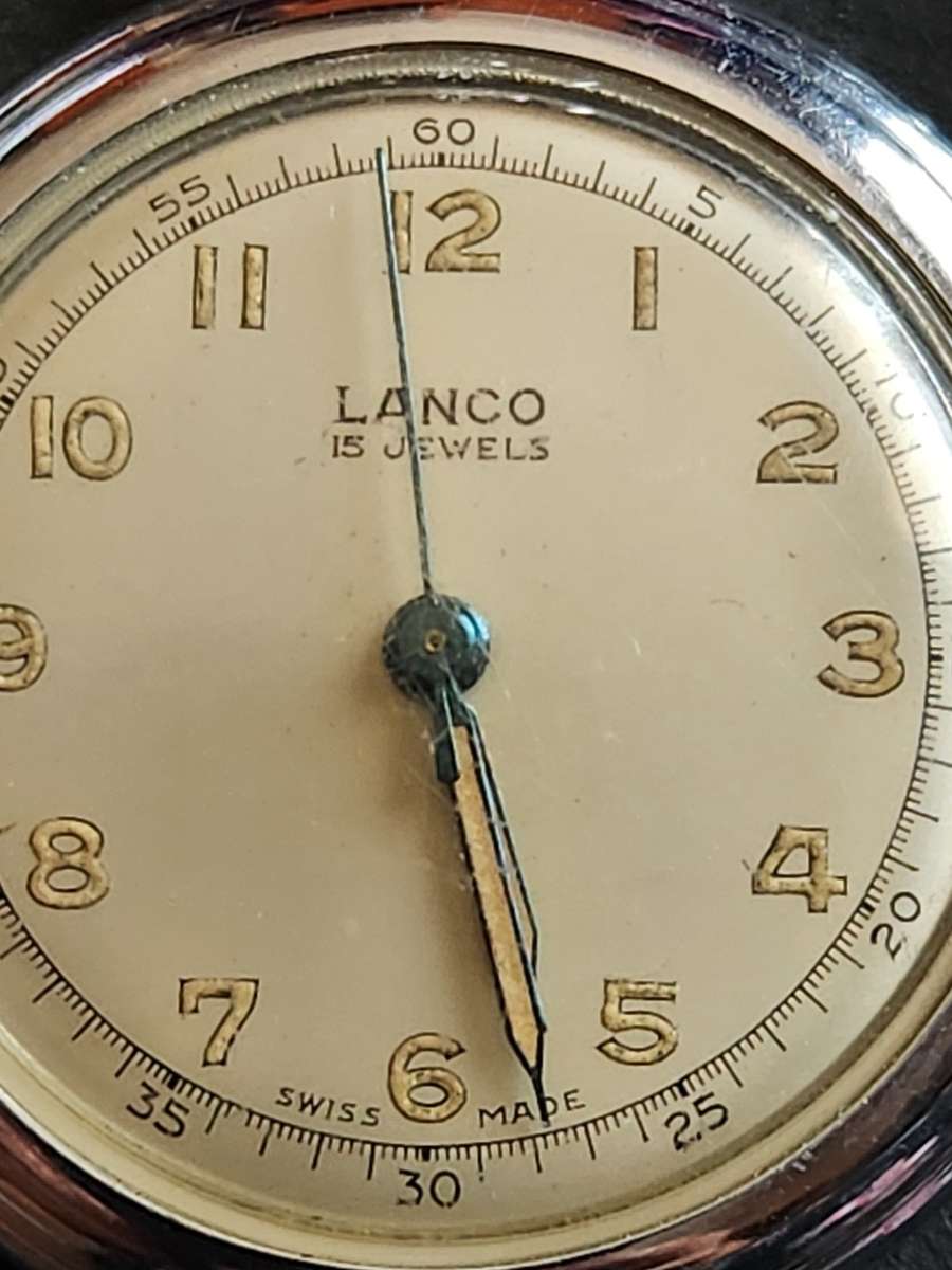 Lanco 15 Jewels Mechanical Ladies Fob Watch Swissmade(working) - as per photograph